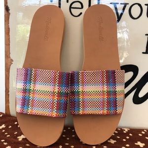 Madewell NWOT woven slide sandals